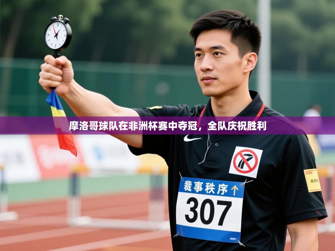 摩洛哥球队在非洲杯赛中夺冠，全队庆祝胜利  第2张